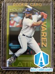 2020 Platinum Rookie Chartreuse Parallel #100 Yordan Alvarez Astros